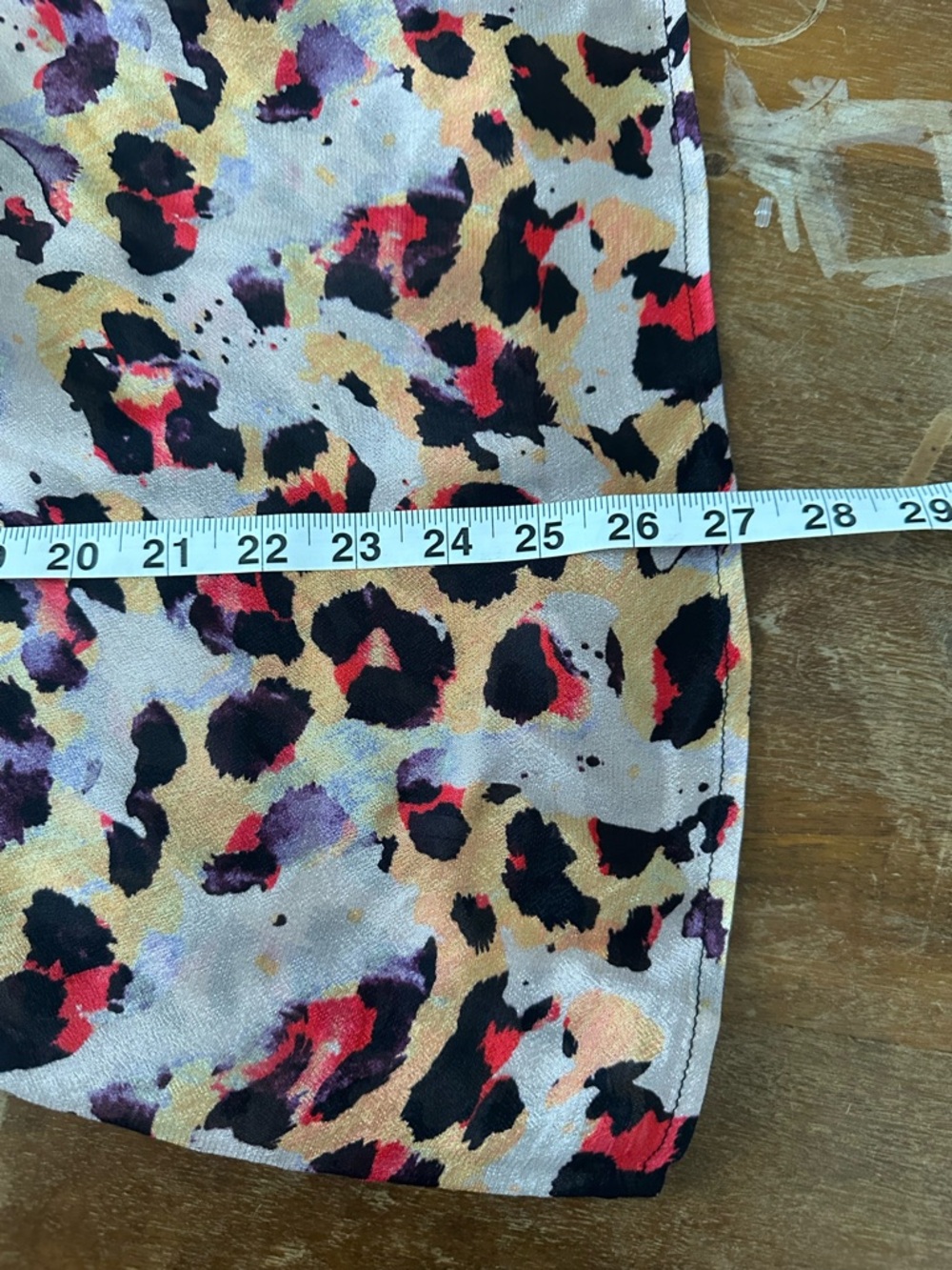 Anthropologie Bl^nk London Joelle Leopard Print Long-Sleeve Animal Print Top L - Picture 6 of 9